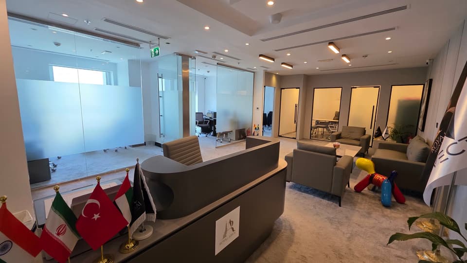 Royal Abraj Group reception in Office 1503, Latifa Tower, Dubai